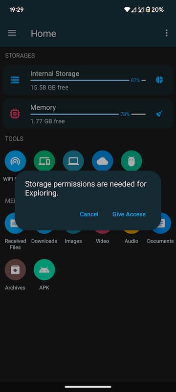 Permission screen2